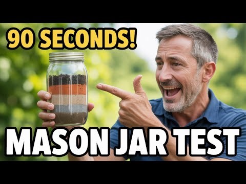 The Mason Jar SOIL Test Every Gardener NEEDS (90 Seconds!)