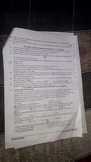 class 11 physics final paper