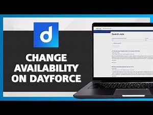How To Change Availability On Dayforce