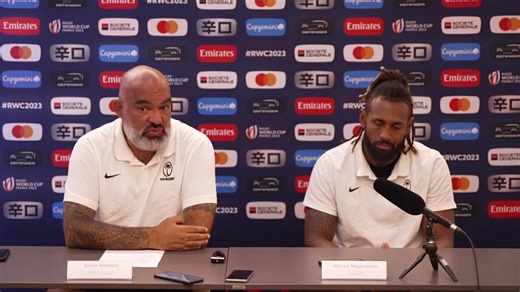 47K views · 3K reactions | Fiji Water Flying Fijians press conference ahead of Georgia Game The match will kick off 3:45am on Sunday (Fiji Time). You can watch it live on Fiji One. Video Credit: RWC 2023 | Fiji One News | Facebook
