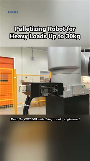Transform Your Warehouse with the EGROECO Palletizing Robot - Effortless 30kg Handling!