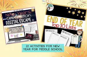 New Year Activities For Middle School: Printables, Crafts, Exercises, And Resources - Teaching Expertise