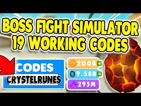 *PETS UPDATE* 19 WORKING SECRET CODES IN BOSS FIGHTING SIMULATOR ROBLOX