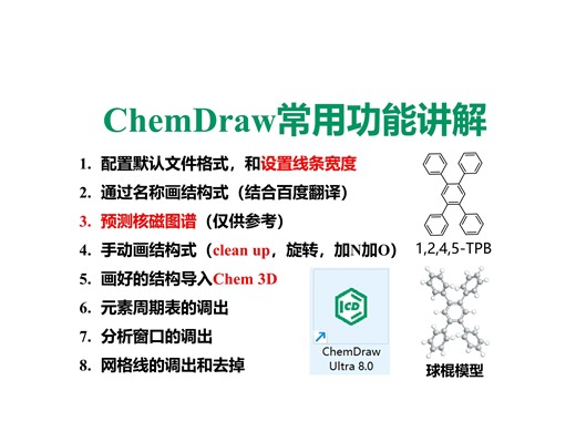 【ChemDraw】10 min常用功能讲解