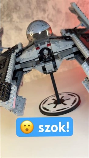 Statek Darth Malgusa na mojej podstawce. Teraz wygląda jak powinien. #lego #legostarwars