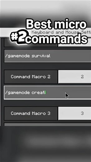 Minecraft best Micro commands for mcpe #minecraft #gaming #shorts #update #tricks #mcpe