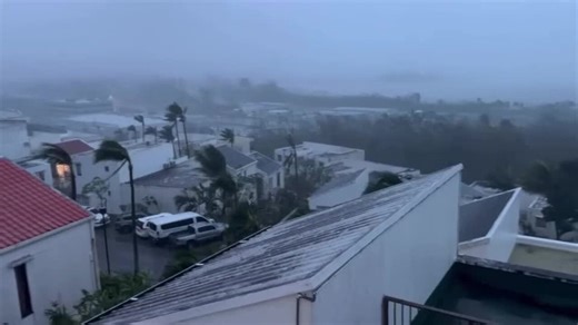 Palm Trees Sway as Super Typhoon Barrels Towards US Pacific Territory