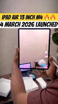 iPad Air M4 review 13 inch #apple #ipad #ipadpro #applepencil #shorts #shrishvlogs #youtubeshorts