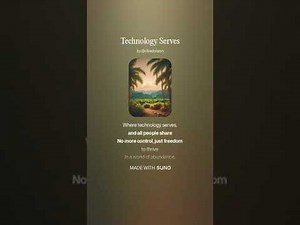 Technology Serves 1 (AI Song) by #Suno lyrics by Meta Llama 3.2 AI Artificial Intelligence