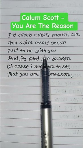 Calum Scott - You Are The Reason #shorts #trending #music #lyrics