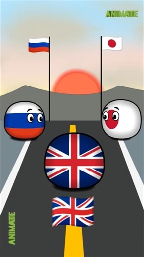 Allies of Russia vs Japan 🇷🇺🇯🇵 #countryballs #edit