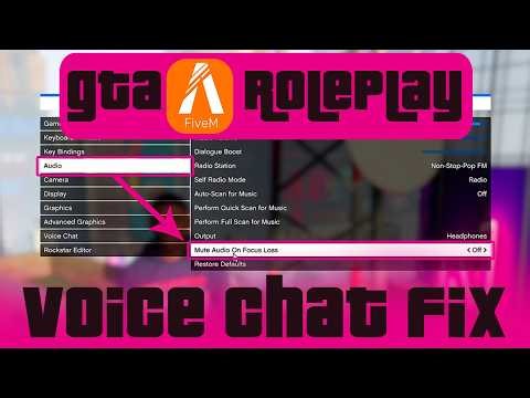 How To Fix & Setup Voice Chat In GTA FiveM (Easy) In 2026