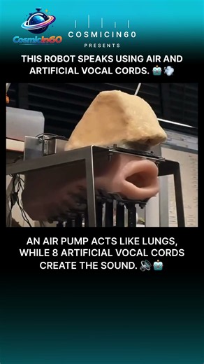 This Robot Has a Real Mechanical Voice😳🤖