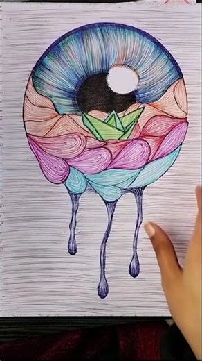 Inside My Mind: Mind-Bending Abstract Drawings #Art #sketchbooktour #surrealart #divaazone #penart