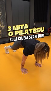 110K views · 789 reactions | Čuješ ovo svaki dan? I mi isto. Vrijeme je da naša Dijana razbije ove mitove. Pilates je pravi izbor za SVAKU ženu koja želi snagu, kontrolu i graciozno tijelo. 律‍♀️ Pridruži nam se jer u našem programu pored svih treninga koje nudimo imate i Pilates. #FitnessAnny #PilatesZaZene | Fitness Anny | Facebook