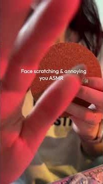 scratching your face #asmr #relax #visualtingle #notalking