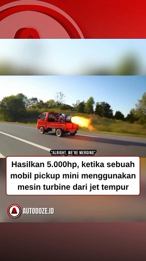 AUTODOZE.ID on Instagram: "5.000 hp fighter jet turbine engine on a Honda Acty mini truck is just wild  [: @whistlindiesel] - #autodozeid"