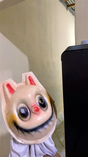 Hey, the mask version of ondel ondel #shortsvideo