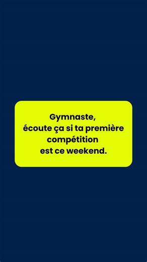 Gymnaste, ça va bien se passer, respire et profite de cette première compétition ! ✨#gymnastique #gymnaste #gymnastiqueartistique #justaucorps #entraineur