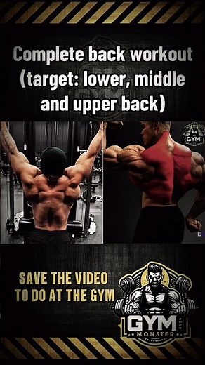 Complete Back Workout (Target: Lower, Middle & Upper Back) | Build a Strong & Wide Back #BackWorkout