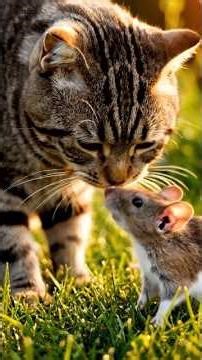 Crying Mouse Trapped, But THEN the Cat Did THIS #ytshorts #shorts #animals #shortfeed #emotional