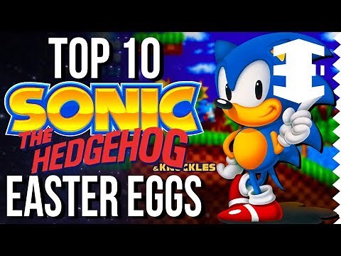 Top 10 Sonic Easter Eggs! (1991-2017) - Easter Egg Hunter