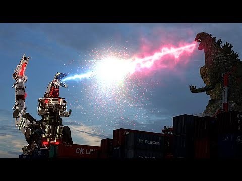 [Shin Mecha Godzilla] メカゴジラを作って実写合成[Kaiju]