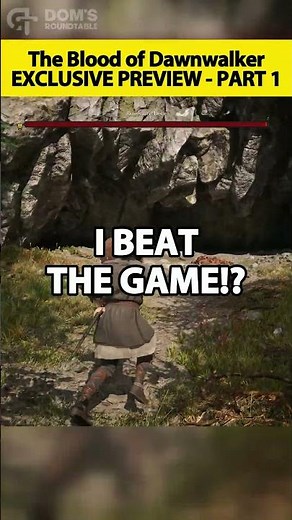 I BEAT THE GAME!? The Blood Of Dawnwalker Is AMAZING!!