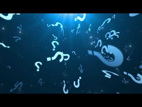 Falling Question Marks Motion Graphics Background - 100% Free Stock Footage No Copyright
