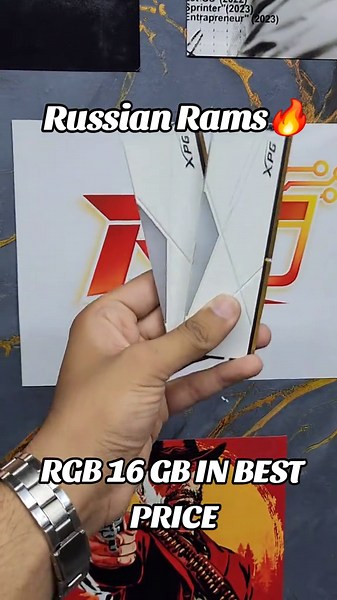 🔥 XPG White RGB 16GB (2x8GB) 3200MHz DDR4 RAM 🔥 🤍 Clean White Design Stunning RGB Lighting ⚡ 16GB Kit (8GB x2) Dual Channel Performance 🚀 3200MHz High-Speed DDR4 Memory 🎮 Smooth Gaming & Fast Multitasking ✨ RGB Effects for a Premium Gaming Setup 🔧 Intel XMP Support for Easy Performance Boost ✅ Perfect for Gaming PCs ✅ Great for Streaming, Editing & Daily Use ✅ Stylish White Build Lovers' Choice 📩 Inbox Now for Price & Availability! 🚀 XPG 16GB (2x8GB) 3200MHz DDR4 kits are commonly availa