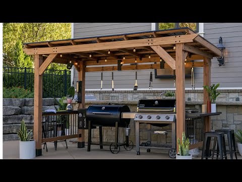 Backyard Discovery-SAXONY XL GRILL GAZEBO unboxing and assembly tips!
