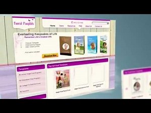 Printable Funeral Program Templates at Funeral Pamphlets