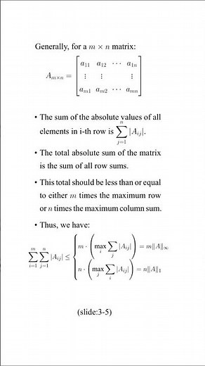 NA008 Matrix Norm Proofs: Bounding and Limit Equivalence (1-Norm and Infinity-Norm)