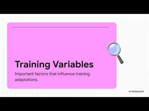 2.1. What Are Training Variables