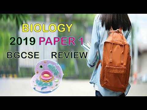 2019 Biology Paper 1 (BGCSE REVIEW)