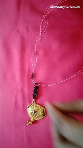 Mangalsutra design making at home-52(part-1)