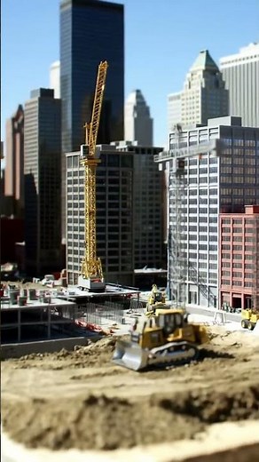 RC Bulldozer Master: 🚜 Groundwork on a Giant Miniature City Construction Site! (Diorama! 🏙️)