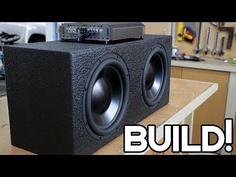 DIY LOUD CAR SUBWOOFER BOX BUILD!