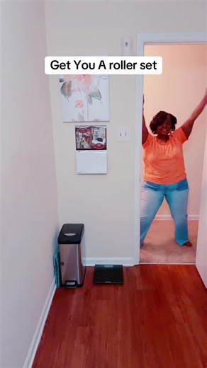 Come through with a roller set