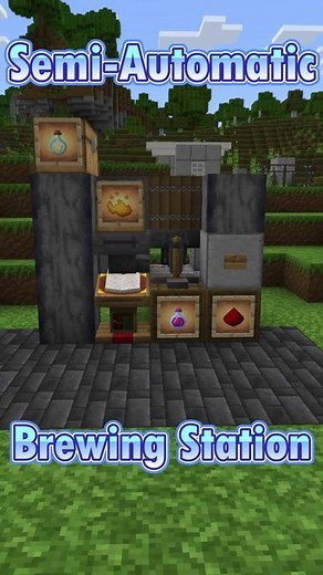 How to Build a Semi-Automatic Brewing Station in Minecraft!