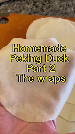 Homemade Peking Duck Wraps Recipe