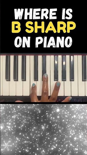 How to Play B Sharp on the Piano