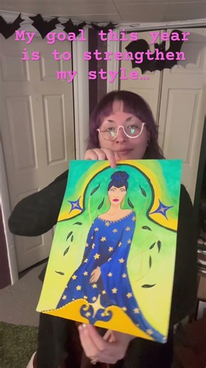 Showing off my art as a new channel! #art #painting #artyoutuber
