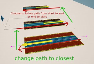 Follow and change path