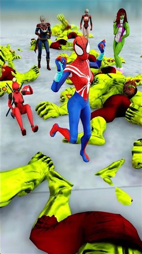 🔥😳 5 Superhero Woman & Hulk Challenge!!? #leehero1985