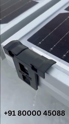 Solar Siphon Clips Drain Water from Solar Panels Quickly