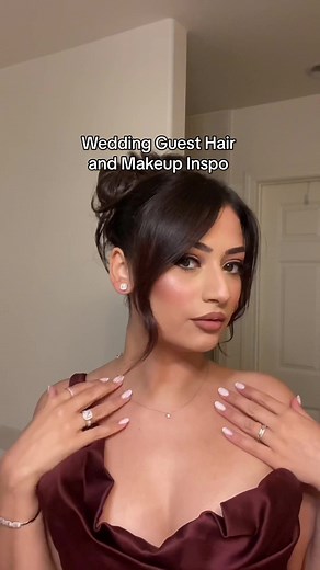 Wedding Guest Hair & Makeup: DIY Updo & Smokey Eye