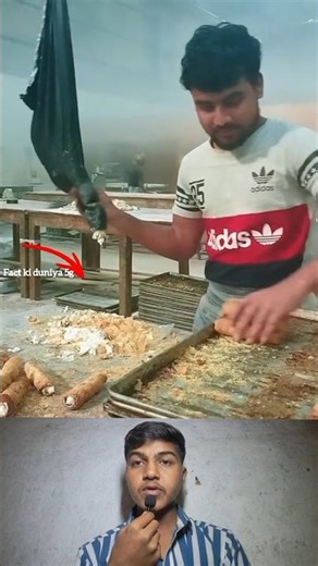 cream Rolls કેવી રીતે ભરે 😮‼️ #shorts #viral #facts #shortsfeed #creamrolls #shortsviral #food