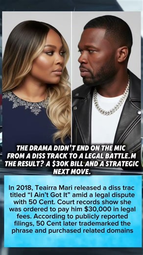 50 Cent and Teairra Mari’s Trademark #50cent #Teairra #shortvideo