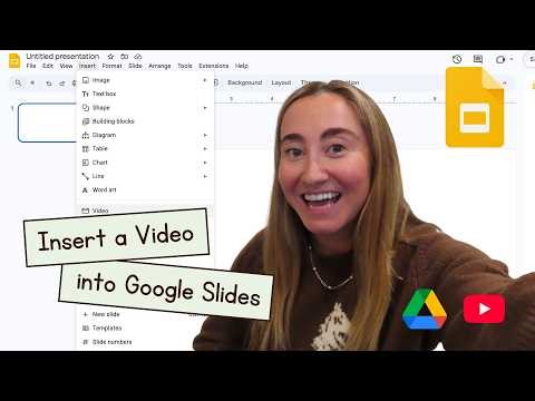 How to Insert a Video into Google Slides | Embed a Video into Google Slides